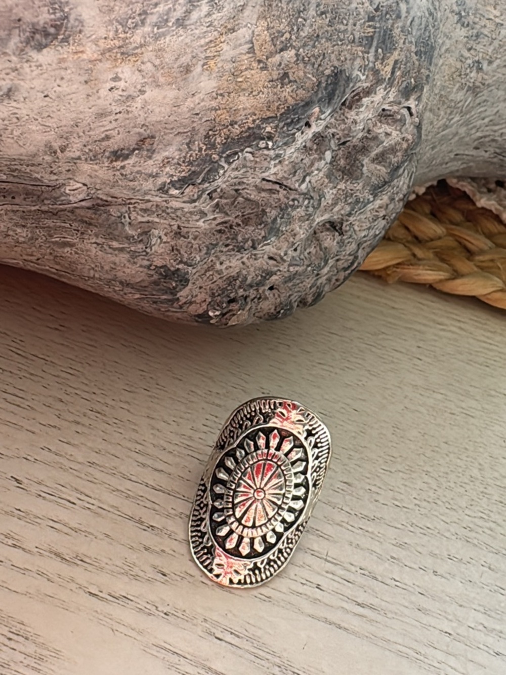 BOHO SHIELD RING SIZE 7